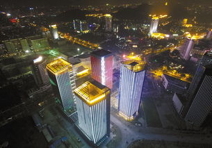 流光溢彩臺州cbd